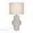 Nordlux Tafellamp Dugan Ceramic en Textiel Beige | Geschikt voor 1x E14